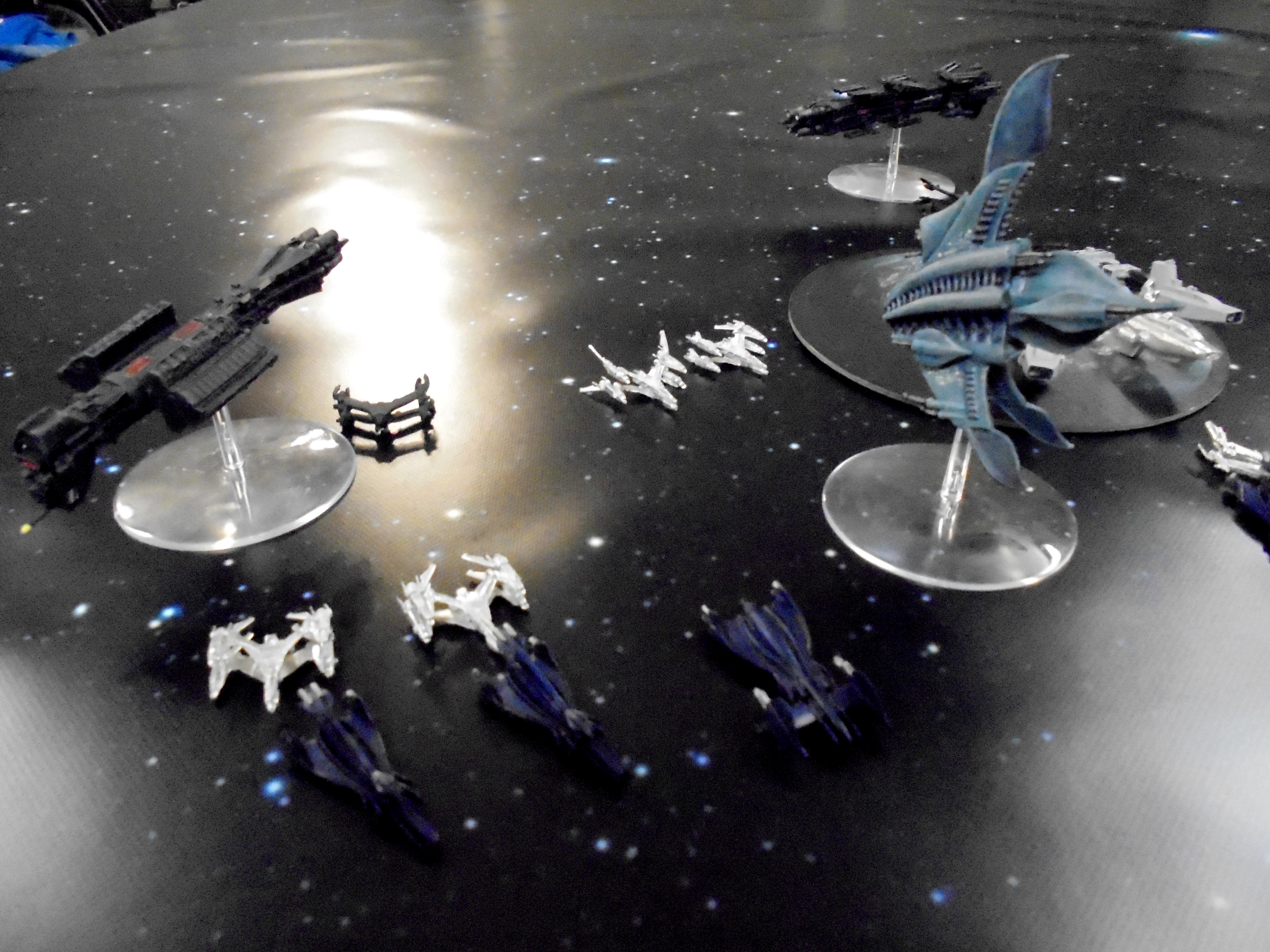 A Call To Arms, Babylon 5 Turn 2, game 1, turn 3 furball Gallery